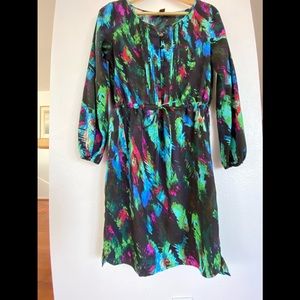 Neon print dress